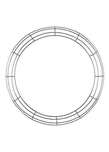 Darice 171700 Floral Metal Wreath Form, 24, Green Kuwait Ubuy