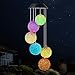 Solar Wind Chimes Outdoor, for Mom for Wife for Grandma, Color-Changing Solar Mobile sind Chime, Waterproof Solar Powered LED,Hanging lamp for Outdoor Garden Decoration
