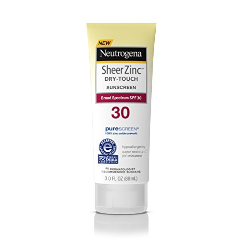 Neutrogena Sheer Zinc Dry-Touch Sunscreen Broad Spectrum SPF 30, 3 fl. oz.