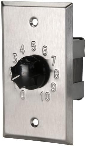 Quam QC10 20W 25/70V Stainless Steel Attenuator Embossed by Quam by Quam