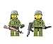 Battle Brick 1.6 Inches Tall Collectible US Marine WW2 Soldiers Custom Minifigure | Genuine Military Minifig | Printed in The USA | World WAR 2 | Great Gift for Ages 10+ to Adult AFOL