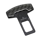 Boger 2pcs Universal Vehicle Mounted Carbon Fiber Car Safety Seat Belt Buckle Clip Car-Styling