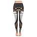 InterestPrint Custom Sloth Hanging On The Tree Stretchy Capri Leggings Skinny Pants for Yoga Running Pilates Gym (2XS-5XL)