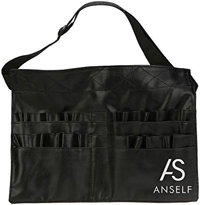dodocool Professional Travel Cosmetic Makeup Brush Apron Bag Beauty Purse Case Hand Holder Bag with Belt Strap Holder