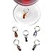 true Flip Flop Glass Wine Charms