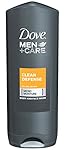 Dove Men+Care Body Wash, Clean Defense 13.5 oz