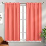 BGment Rod Pocket and Back Tab Blackout Curtains