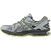 ASICS Women's Gel-Kahana 8, Grey/Carbon/Lime, 9.5 B(M) US