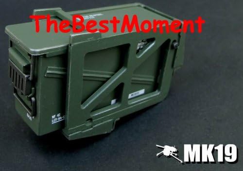 Gun DA55 Grenade Launcher MK-19 1:6 Scale Action Figure GUN Model US Marine Ammunition Ammo Box FOR 12" ACTION FIGURE ACCESSARIES (Original from TheBestMoment @ Amazon)
