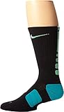 Nike Mens Elite Basketball Crew Socks, Black, One Size