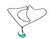Cosplaywho League of Legends Thresh Weapon Miniature Couple Lovers Necklaces