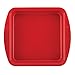 SilverStone Hybrid Ceramic Nonstick Bakeware Steel Square Cake Pan, 9-Inch x 9-Inch, Chili Red