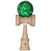 Jumbo Green Marble Super Kendama, Super Sticky, Japanese Wooden Toy, Free String, USA Seller
