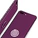 Newseego Compatible with iPhone 7/8 Plus Case Glitter Cute Phone Case with 360° Rotation Bling Diamond Rhinestone Bumper Ring Stand for iPhone 7/8 Plus-Purple