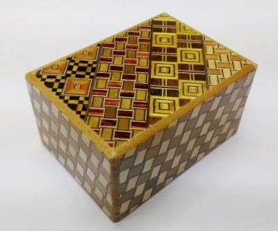 JAPANESE PUZZLE BOX - 3 SUN 7 STEPS KOYOSEGI / KUZUSHI