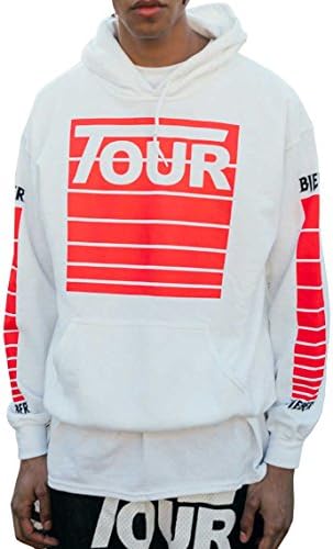 Purpose Tour Stadium Tour White Hoodie New Justin Bieber Merch (Small)