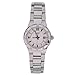 Casio Women's Sheen SHE4500D-7A Silver Stainless-Steel Quartz Watch with Silver Dial