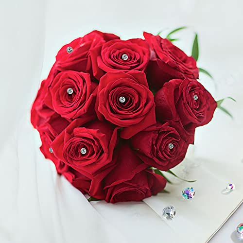 JOHOUSE Clear Fake Diamonds, 7600PCS Dazzling Acrylic Diamond Crystals Iridescent Gems Gemstones 3 Sizes for Vase Fillers Table Scatters Wedding Party Decoration