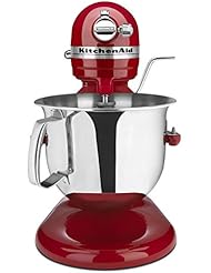 KitchenAid Professional 6000 HD KSM6573CER Stand Mixer, 6 Quart, Empire Red