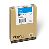 Epson T605200 UltraChrome K3 110ml Cyan Cartridge (T605200)