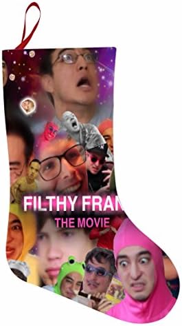 Personal Creations - Christmas Stocking Filthy Frank The MOVIE 3D Printed Hanging Loop Xmas Stocking Scoks Cute And Fun
