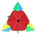 Dreampark Pyramid Speed Cube Triangle Stickerless Cube Puzzles for Kids