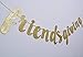 Friendsgiving Gold Glitter Banner, Thanksgiving Friends Party Decoration Photo Props