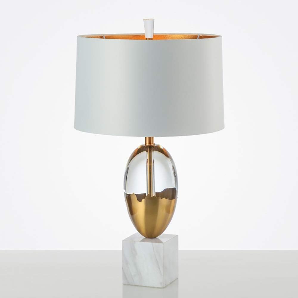 Xxyhyqhjd Table Lamps Simple Creative Crystal Copper Bedroom Lamp Marble Bedside Decorative Lamp Study Table Lamps 40 70cm Desk Lamp Amazon Co Uk Kitchen Home