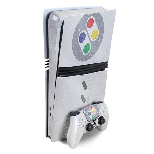 Glossy Glitter Gaming Skin Compatible with Sony PlayStation 5 PS5 Pro Bundle -…