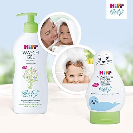 hipp shampoo & douche sensitive