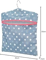 Kleeneze Star Print Peg Bag 33x30cm Holds 50 Pegs Indoor Outdoor view 9
