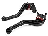 Pair Black Motorcycle Racing CNC Billet Short Brake Clutch Levers For Yamaha YZF R1 2004 2005 2006 2007 2008 (Y-688/R-104)