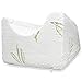 Memory Foam Leg Elevation Pillow - Improves Comfort Circulation & Pain Relief for Knee, Foot or Leg During Post-Surgery Recovery - Premium Wedge Pillow Provides Support for Sleeping