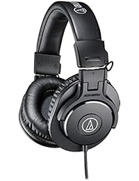 Audio Technica ath m30 X   Monitor de estudio profesional auriculares Deluxe Bundle