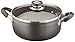 4010-1 Uniware, 2 Handle High Quality Non-Stick Sauce Pot With Glass Lid - 5 Qt