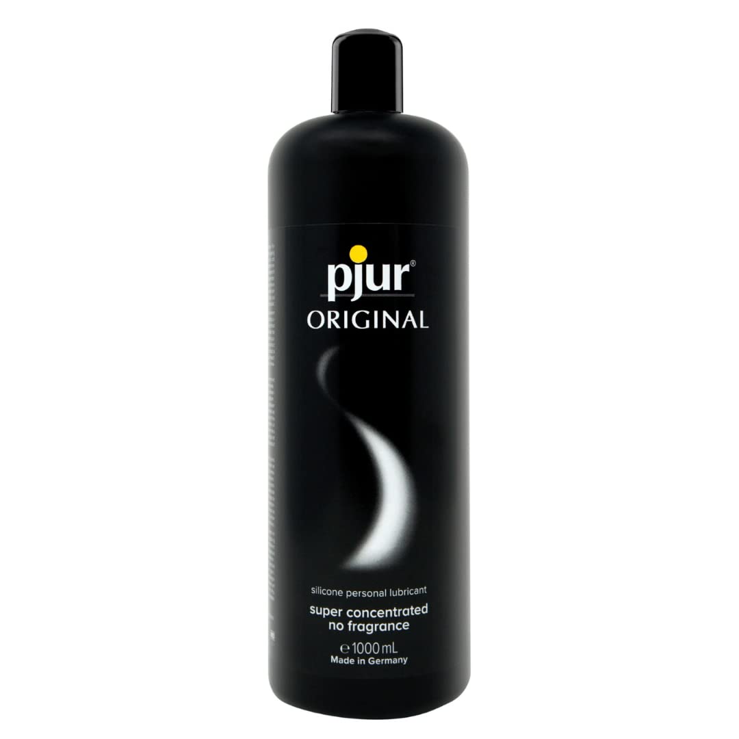 pjur Original - Long-Lasting, Extra-Smooth Silicone-Based Lubricant and Massage Oil for Enhanced Pleasure - Latex Condom Compatible - Zero Odors, Flavors, or Preservatives (1.000ml) — image 1
