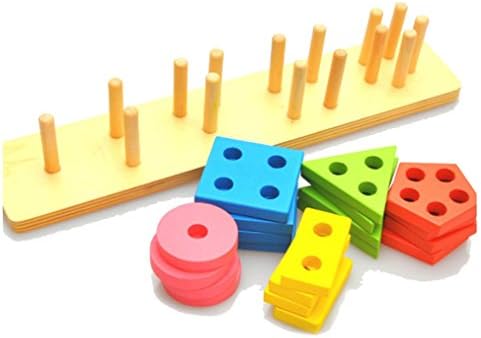 Early teaching aids with geometric shapes