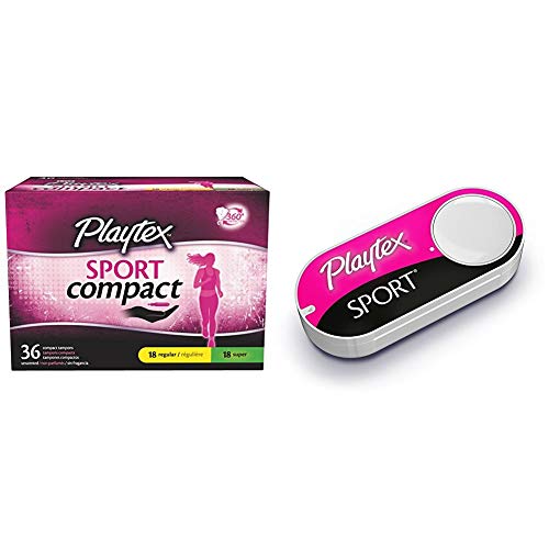 Playtex Sport Multipack Regular and Super Absorbency Compact Tampons