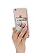 Cardly (Two Finger Strap Cell Phone Stick on Wallet Card Holder Phone Pocket for iPhone, Android and All Smartphones. (Split Marble)