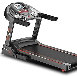 PSSYXT Treadmill New screen treadmill family slimming small multi – functional folding super quiet gym equipment,Black