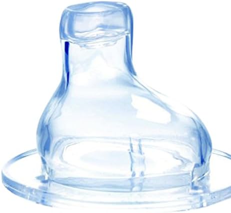 Nuby ID1538 Set of 2 No-Spill Silicone Wide Neck Spouts, Clear