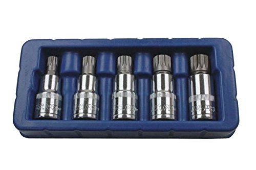 US Pro 5 Piece 1/2 inch Drive Triple Square Socket Bit Set B2076