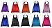 10pieces Boys&Girls Satin Superhero Capes Double-sided with 10 Colors