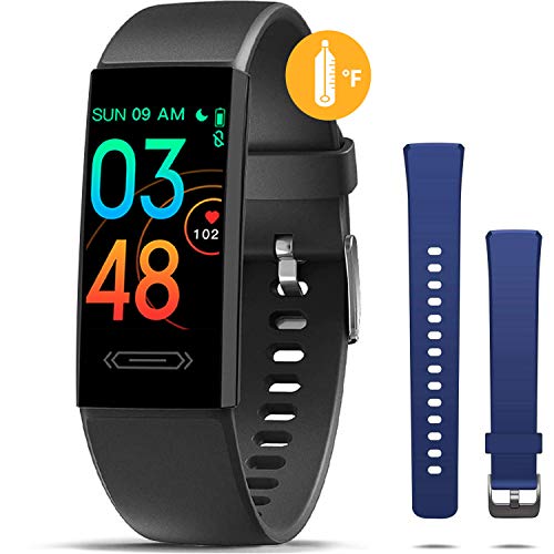 MorePro Fitness Tracker with Body Temperature Sleep Monitor, Health