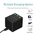 AILUKI GoPro Rechargeable Battery 4 Pack x 1500mAh and 3-Channel Charger for GoPro Hero 5 Black ,Hero 6 Black, Hero 7 Black ,Gopro 2018(Fully Compatible with Original) - Update Version