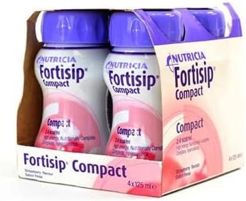 Fortisip Compact Strawberry 4x125ml High Energy Nutritional Drink