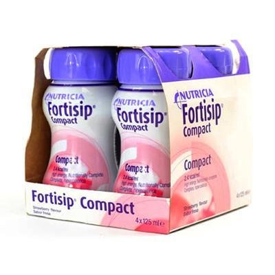 Fortisip Compact Strawberry (4 x 125ml)