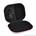 Geekria NOVA Headphones Case Compatible with Sony MDR-ZX600/ZX310AP/ZX310/ZX300, Replacement Hard Shell Travel Carrying Bag with Cable Storage (Pink)