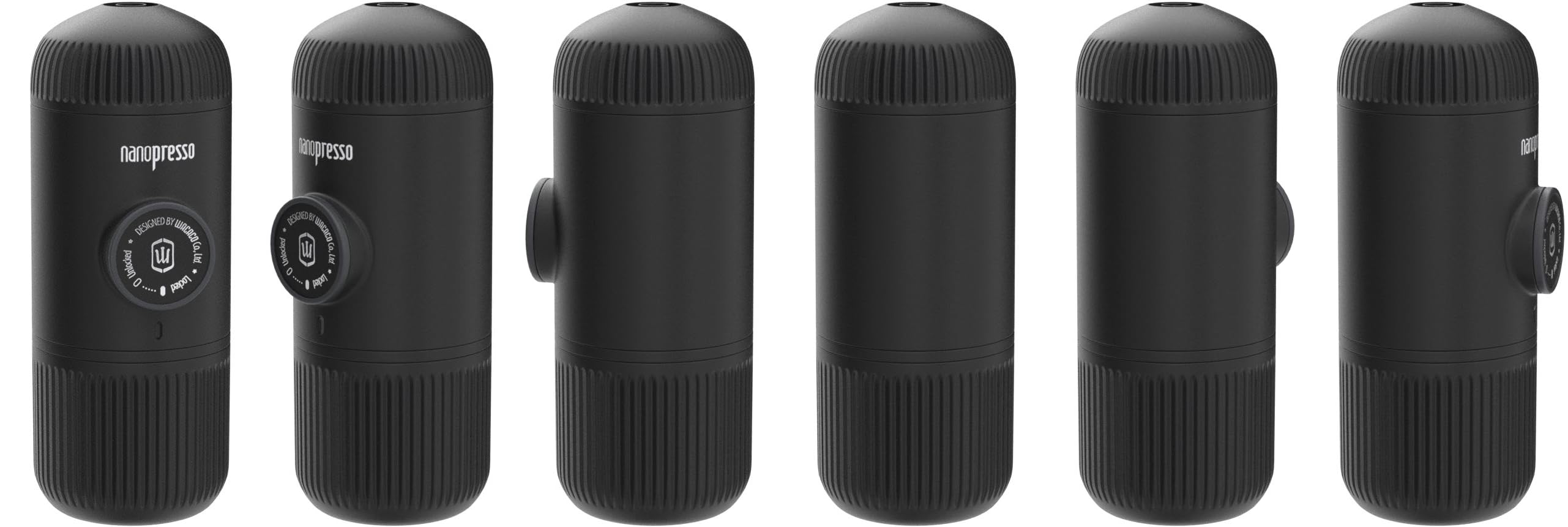 Wacaco Nanopresso Cafetera espresso portátil con Adaptador NS adjunto,  versión mejorada de Minipresso, máquina portátil de café para viajes,  operada manualmente, perfecta para acampar y aventurarse : Hogar y cocina