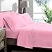 Bare Home Sheet Set - College Dorm Size - Luxury 1800 Ultra-Soft Microfiber Bed Sheets - Deep Pockets - Easy Fit - Extra Soft - 3 Piece Set (Twin XL, Light Pink)